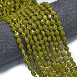 Natürliche chinesische Jadeperlenstränge aus dem Süden&nbsp;G-K389-B06-01