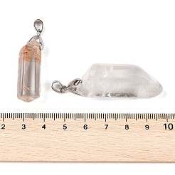 Colgantes de cristal de cuarzo naturales&nbsp;G-K377-01P