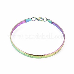 Conjuntos de joyas de collares y brazaletes tipo gargantilla de acero inoxidable 304&nbsp;SJEW-L144-A01-M