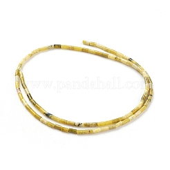 Hebras de cuentas de turquesa amarillo natural (jaspe)&nbsp;G-G783-12