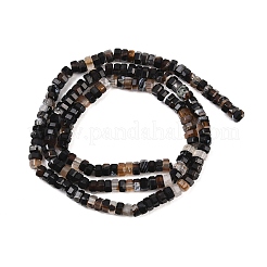 Filo di perline di agata naturale&nbsp;G-G345-C36-2x4mm