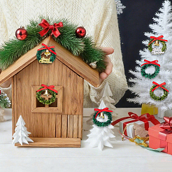 30 pièce de 6 styles de décorations de fête en plastique&nbsp;DJEW-GA0001-78