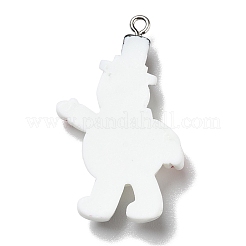 Pendentifs en résine opaque&nbsp;RESI-D055-002P
