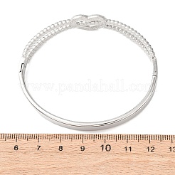 304 Edelstahl-Armreifen mit Scharnier für Damen&nbsp;BJEW-F527-02P