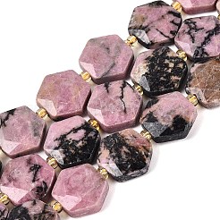 Abalorios naturales rhodonite hebras&nbsp;G-N368-01A-22