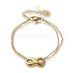 Mehrreihige Armbänder aus 304 Edelstahl&nbsp;BJEW-H620-03G