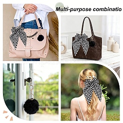 4 cadena extensora de bolsas de aluminio y decoración colgante.&nbsp;HJEW-FG00044