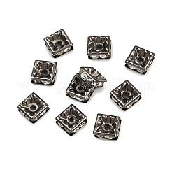 Messing Strass Zwischen perlen&nbsp;RB-A013-7x7-01B