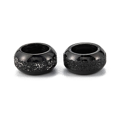 Perline europee in acciaio inossidabile satinato 201&nbsp;LS-STAS-B020-13EB