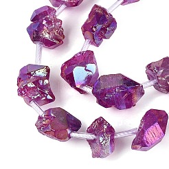 Perles d'améthyste naturelle brute&nbsp;G-Q610-05D