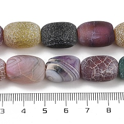 Natürliche verwitterte Achatperlenstränge&nbsp;G-NH0047-B07-02