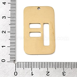 Ciondoli in acciaio inox 304&nbsp;STAS-D200-01F-G