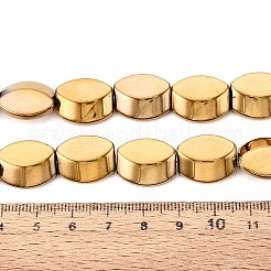Chapelets de perles en verre électroplaqué&nbsp;EGLA-Q134-02A-A02