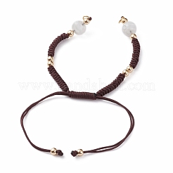 Fabricación de pulsera trenzada de hilo de nailon ajustable&nbsp;AJEW-JB00851-02