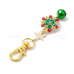 Weihnachtskranz aus Glassamen&nbsp;HJEW-MZ00077-01