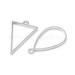Pendenti con castone aperto in lega da 10 pezzo&nbsp;PALLOY-YWC0002-02P