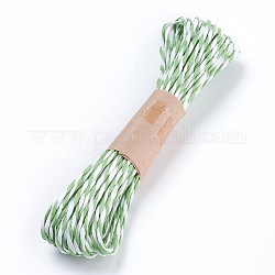 Шнур бумажных шнуров, для изготовления ювелирных изделий, 2-слойные, темно-зеленый, 1.5 мм, 10 дворе / пачка