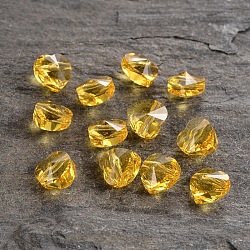 Austrian Crystal Beads, Mother's Day Jewelry Making, 226_Light Topaz, 8x8mm, Hole: 1mm