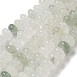 Natürliche Jade Perlen Stränge, facettiert, Rondell, 6x4 mm, Bohrung: 0.6 mm, ca. 99~103 Stk. / Strang, 15.55''~15.75'' (39.5~40 cm)