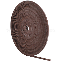 Gorgecraft 10м шнуры из воловьей кожи, плоский, кокосового коричневый, 6x2 мм