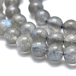 Chapelets de perles en labradorite naturelle , ronde, 3.5~4mm, Trou: 0.6mm, Environ 97 pcs/chapelet, 15.35 pouce (39 cm)