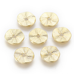 Perline in lega stile tibetano,  piombo e cadmio libero, rotondo e piatto, oro, 13x1mm, Foro: 2.5 mm