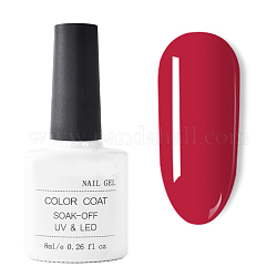 Nagelfarbe Farbgel, reines Farb-UV-Gel, für Nail Art Design, Purpur, 7.2x3.2 cm, 8ml / Flasche