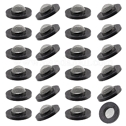 AHANDMAKER 60 PCS Hose Washers with Screen, 304 Stainless Steel Rubber Hose Filter Washers, Water Hose Screen Filter, for 3/4 Inch Garden Hose, Washing Machine and Shower Head, Half Round