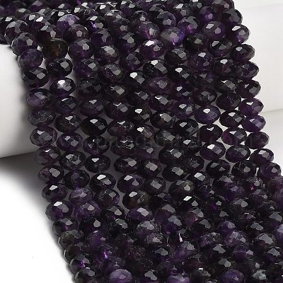 Natürlichen Amethyst Perlen Stränge&nbsp;G-C280-A07-02-1