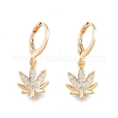 Orecchini A Perno Set In Argento Sterling Placcato Oro 14ct Con CZ