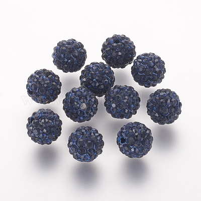 Polymer Ton Strass Perlen&nbsp;RB-K050-10mm-C15-1