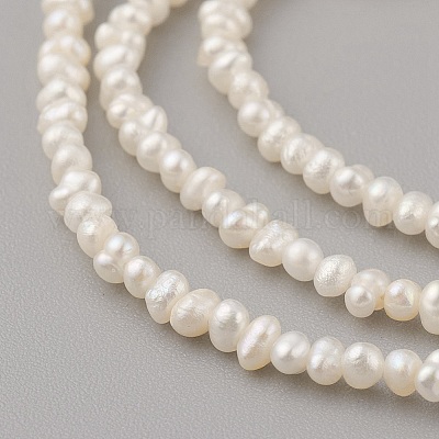 Freshwater Pearl Bead White Rice Pearls Small Beads DIY Jewelry 1.8-2mm 1  Strand