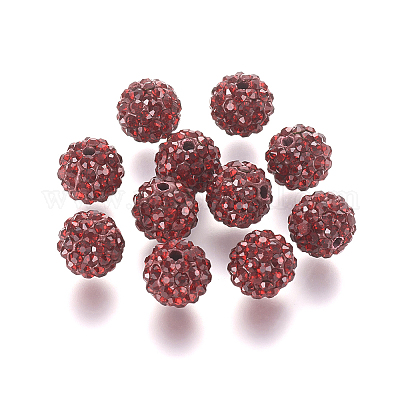 Polymer Ton Strass Perlen&nbsp;RB-K050-8mm-C05-1