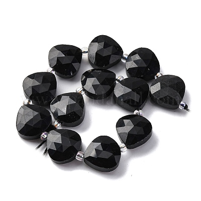 Natürlichen Obsidian Perlen Stränge&nbsp;G-P570-E20-02-1