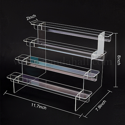 Étagère De Rangement En Acrylique Transparent - Support Pour Livres, Cahiers, Albums (Grande Taille)