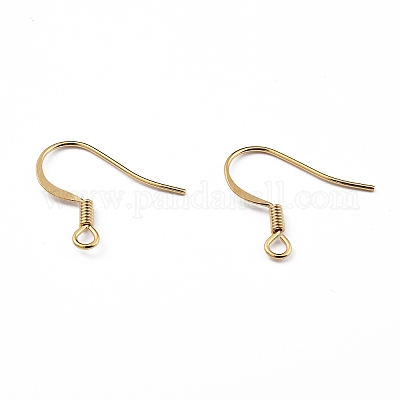 50 STAINLESS STEEL Hypoallergenic French Hook Earrings Ear Wires (25 p