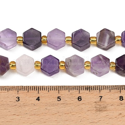 Natürlichen Amethyst Perlen Stränge&nbsp;G-F833-B08-01-1