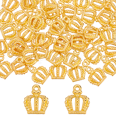 Wholesale SUNNYCLUE 1 Box 100Pcs Crown Charms in Bulk King Charms King  Crown Charms for Jewelry Making Crown Cabochons Flatback Crown Charms  Bracelets Earrings Necklace Supplies Nail Art Adult DIY Craft 12mm 