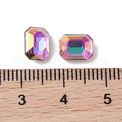 Cabochons de strass en verre&nbsp;RGLA-L029-03B-HELA-1