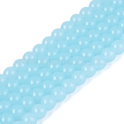 Nachahmung Jade Glasperlen &nbsp;GLAA-T032-J6mm-07-1