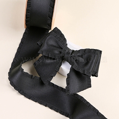 10 Yard gerüschte Bänder aus Polyester&nbsp;PW-WG29113-01-1