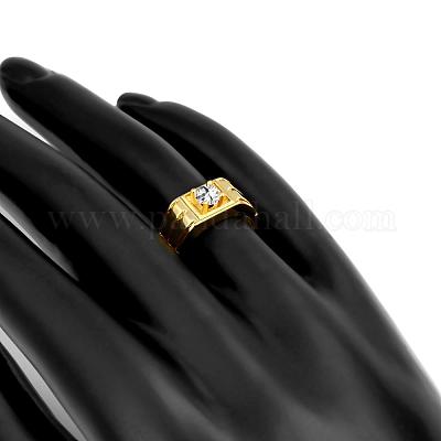 David Yurman Anello Signet Da Uomo Con Onice Nero In Oro 18 Carati In - Foto 7