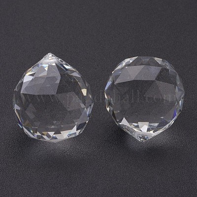 Pendentif en verre&nbsp;GD40x46mm-1
