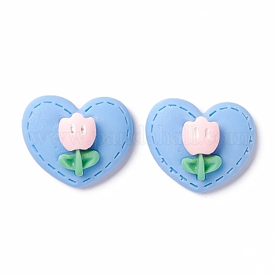 Cabochons di opaco resina&nbsp;CRES-A050-16-1