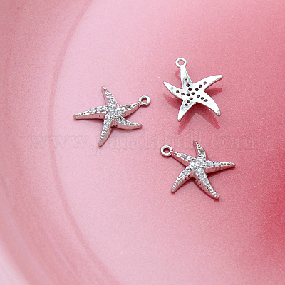 Ciondoli rhinestone in ottone&nbsp;INS-PW0002-01W-1