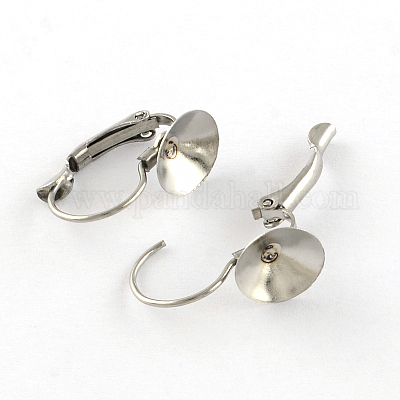 Wholesale 304 Stainless Steel Leverback Earring Findings