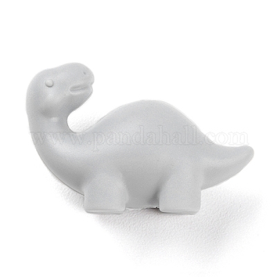 Wholesale DIY dinosaur shape bpa free silicone focal beads for