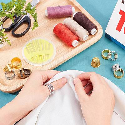 Wholesale Eyelet Fabric Sewing Thimble Finger Metal Sewing