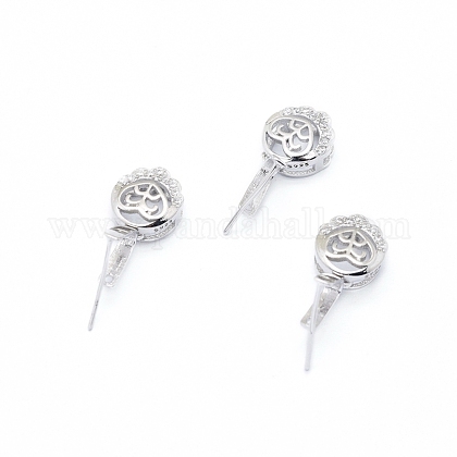 925 Sterling Silver Pendant Ice Pick Pinch Bails STER-I017-067P-1