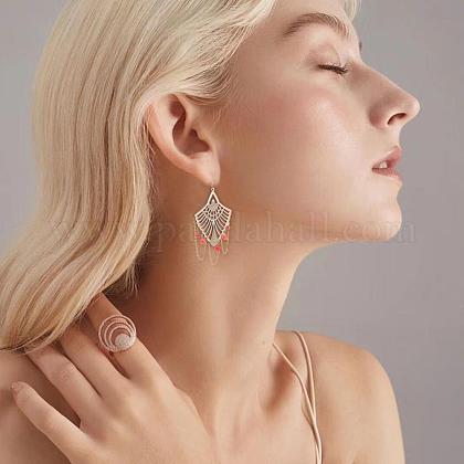 Diyダングルピアス作り 真鍮のピアスフックと丸カン付き プラスチックアートブラシペンバリューセット ペイントポットストリップ ウッドペンダント 小麦 228x57x15mmの通販 Jp Pandahall Com